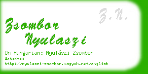 zsombor nyulaszi business card